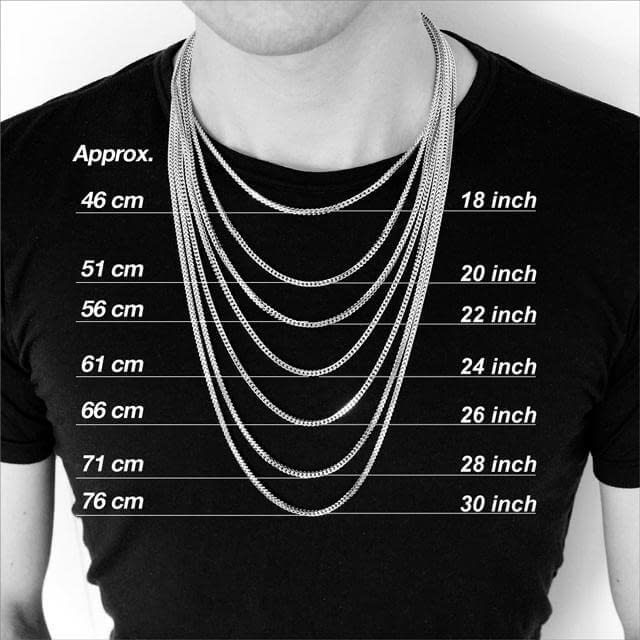 size guide necklace size guide necklace